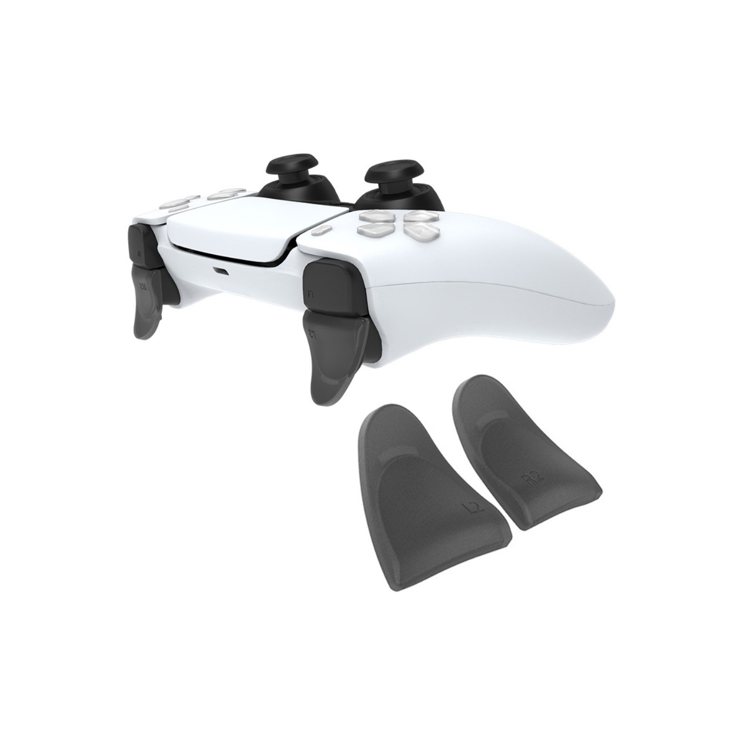 1 pair for Sony Playstation 5 Game Controller Trigger Extenders