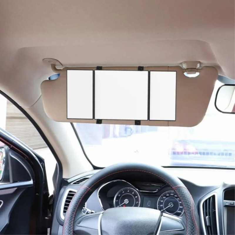 Car Sun Shade Vanity Mirror Auto Sun Shade Cosmetic Mirror