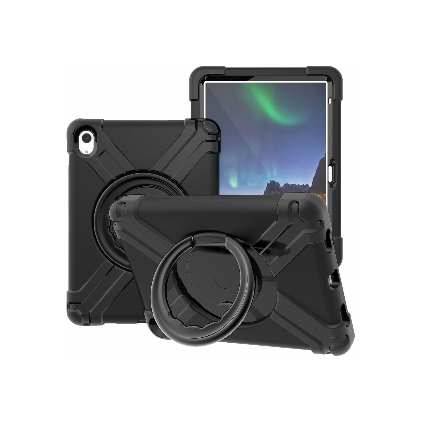 Til iPad 10.9 (2022) 360 - graders rotationsstativ - tabletcover Anti - faldbeskyttelse