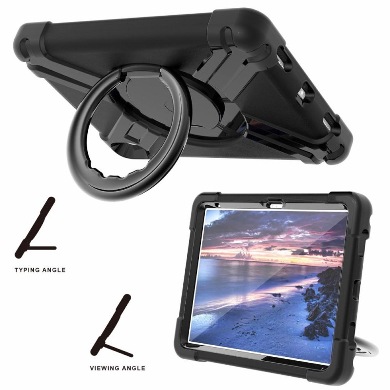 For iPad 10.9 (2022) 360 - Degree Rotation Kickstand Tablet Cover Anti - drop Protection