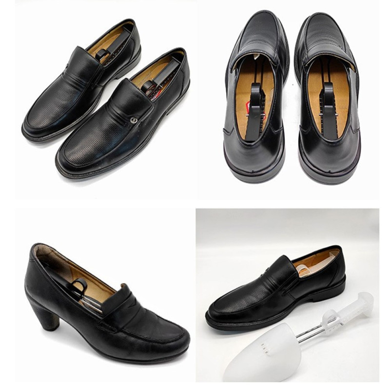 2 stk justerbar plastskoblokk Skoforlenger Skostørrelse - Mann