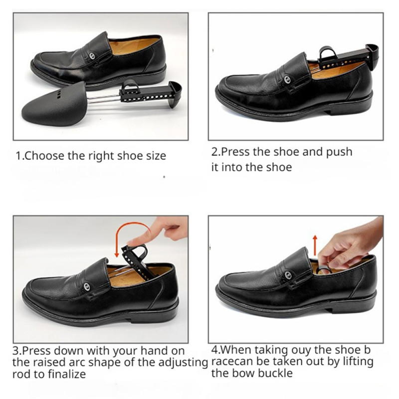 2pcs adjustable plastic shoe Shoe block Shoe Extender size - Woman