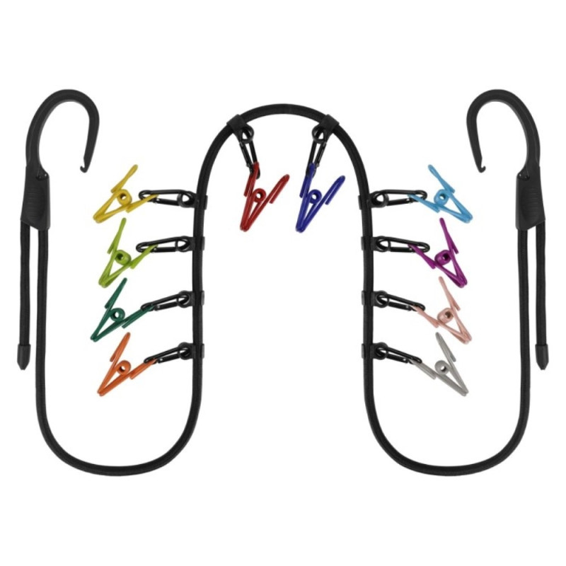 Rei'ittämätön pyykkinarulla Camping Kuivaus joustava