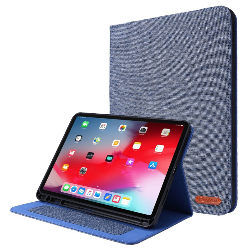 For iPad Air 13 (2024) Tablet Case Cover Cloth Texture - Blue