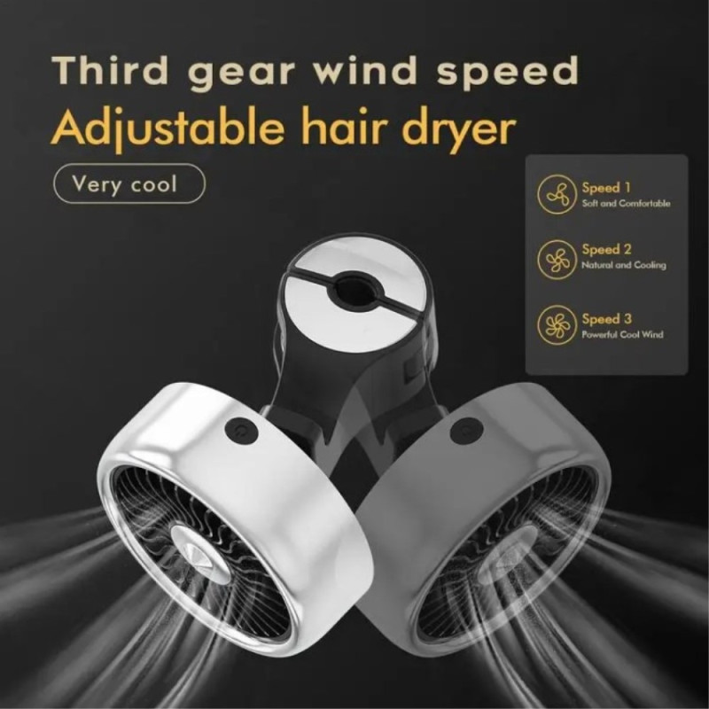 Bil bagsæde ventilator til passagerer 3 hastigheder + RGB lys