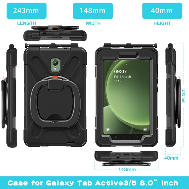 For Samsung Galaxy Tab Active5 Case Kickstand Tablet Cover