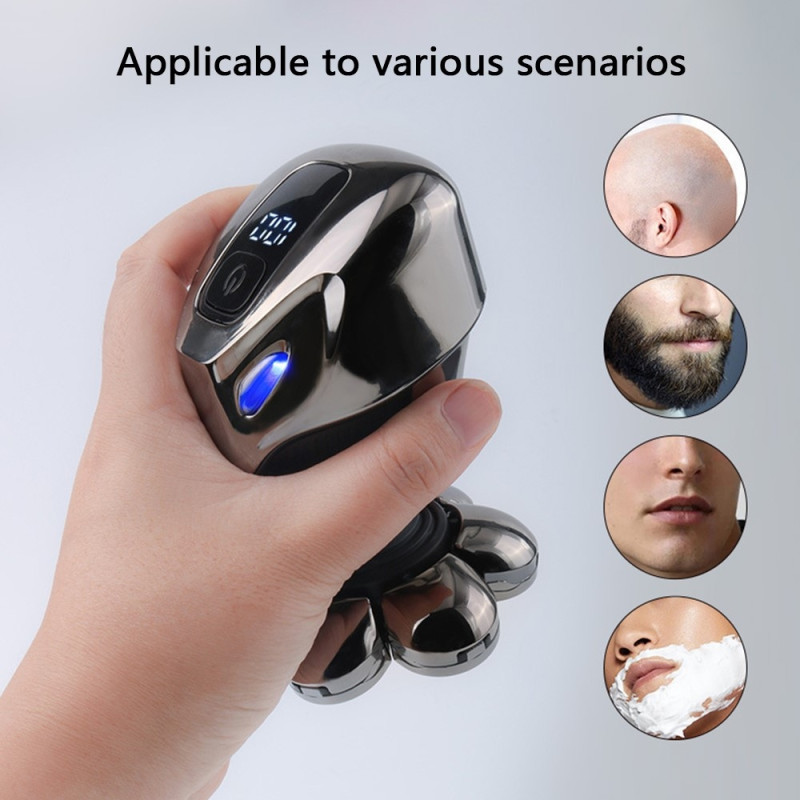 5 - in - 1 multifunctional electric shaver with digital display