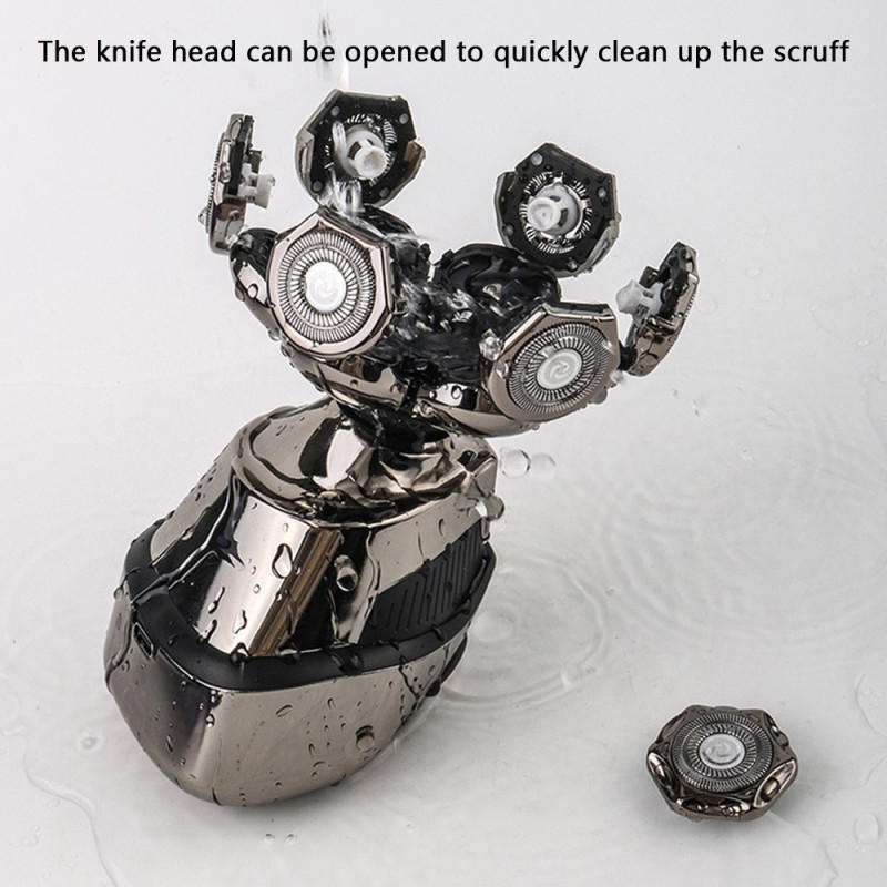 5 - i - 1 multifunksjonell elektrisk barbermaskin med digital skjerm