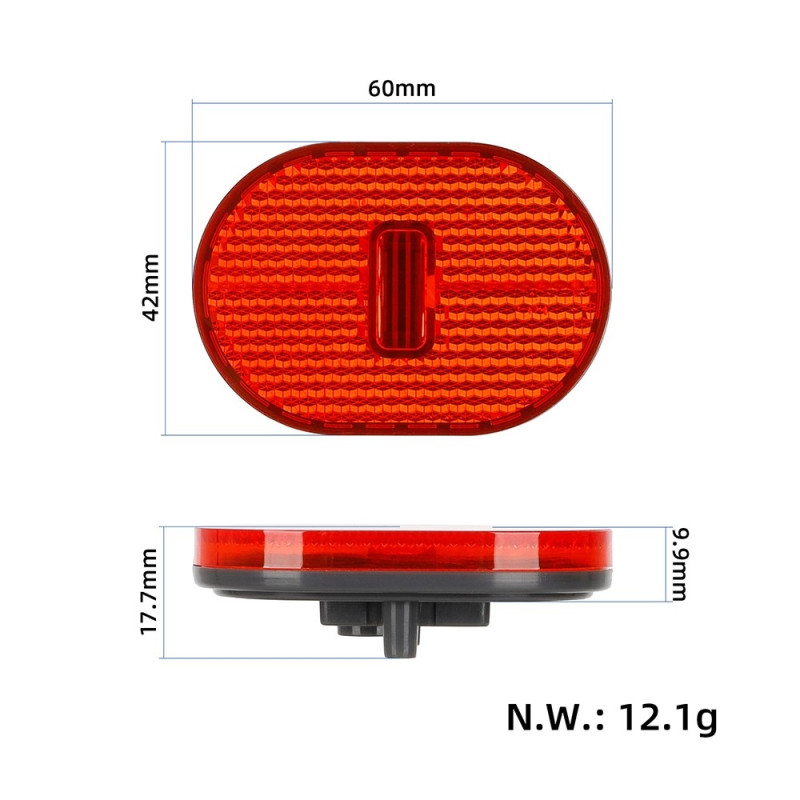 For Scooter Xiaomi 4 Pro 4 Lite Plastic Lamp Shade Rear Light Cover