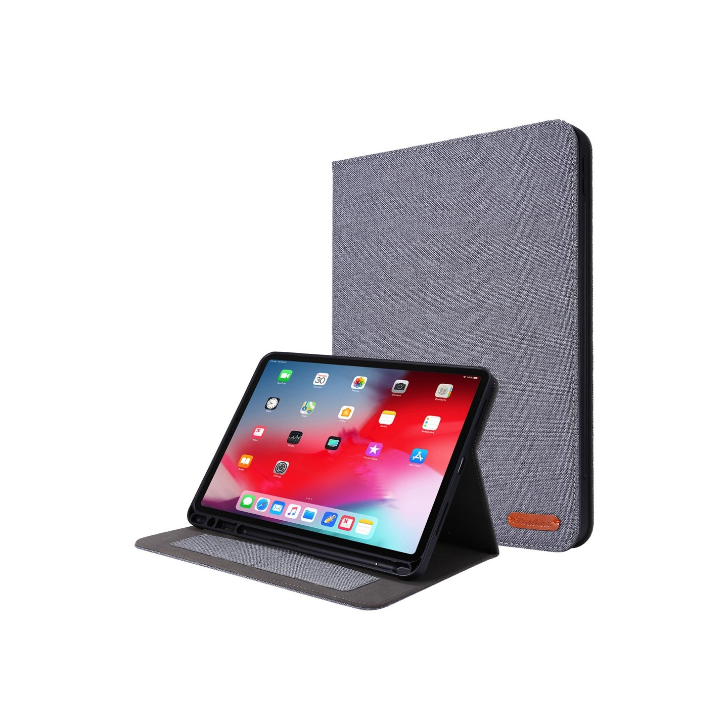 Til iPad Air 13 (2024) Tabletetui Dækstofstruktur