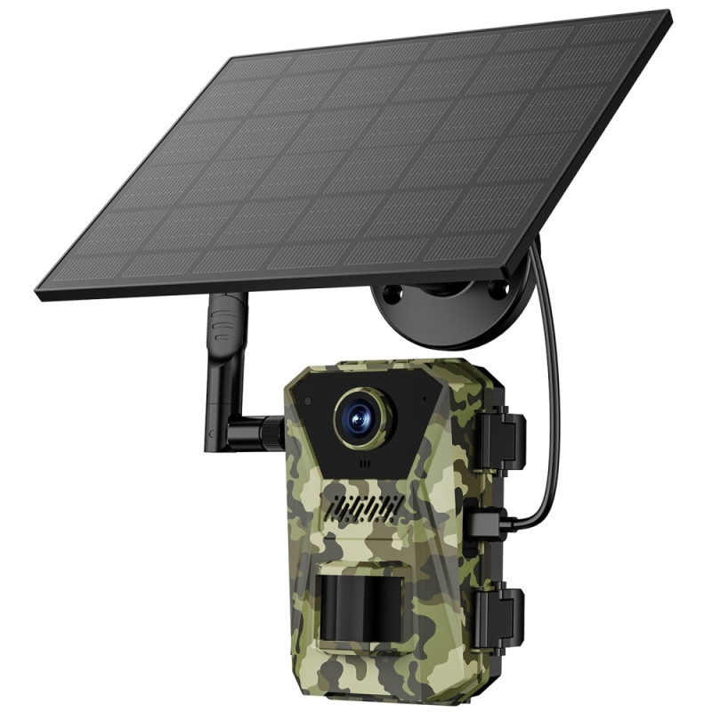 Solar 4G Trail Camera Vandtæt PIR Night Vision HD Jagtkamera