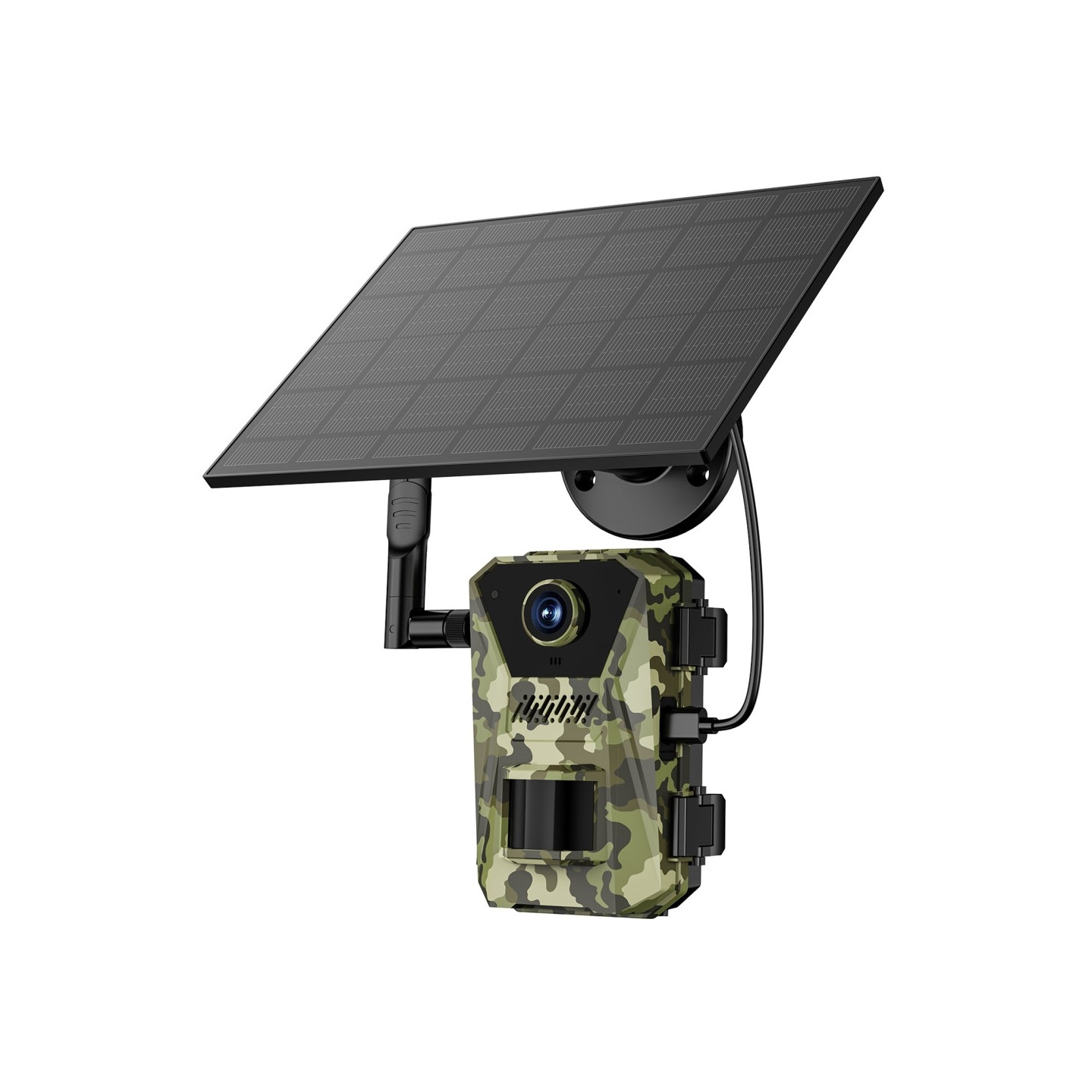 Solar 4G Trail Camera Vandtæt PIR Night Vision HD Jagtkamera