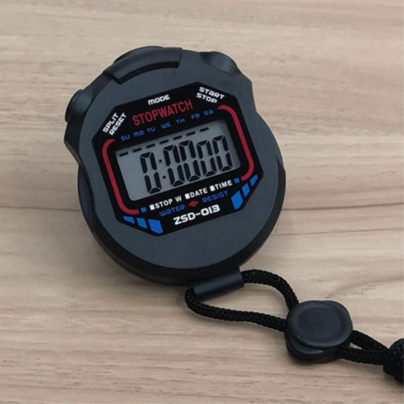 Timer Stoppeklokke LCD - skjerm Svømmeløping Sport Digital Timer