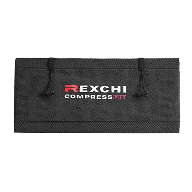 REXCHI Running Waist Bag Phone Water Bottle Storage Fanny Pack - Black XL