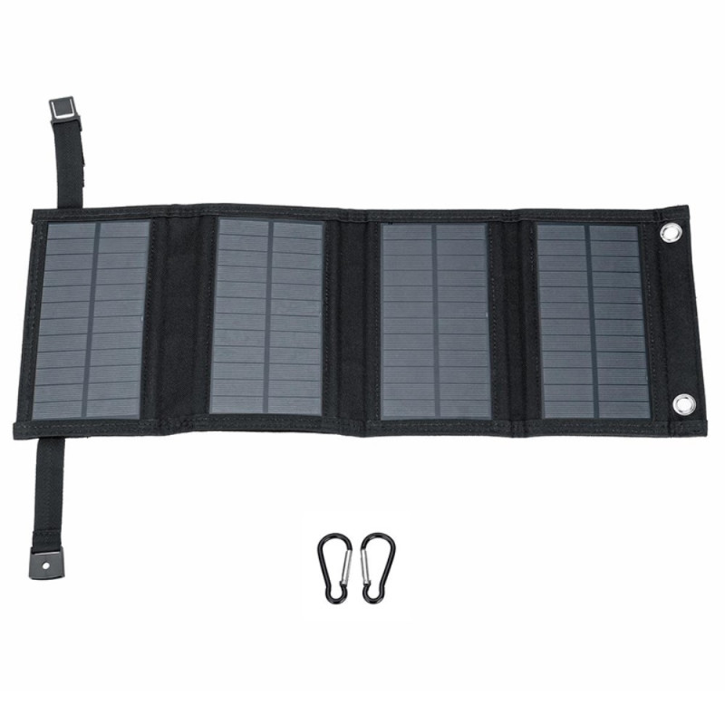 20W Foldable Solar Panel Portable Power Station Generator USB Charger