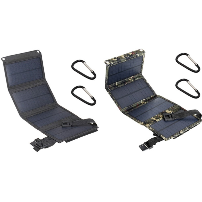 20W Foldable Solar Panel Portable Power Station Generator USB Charger