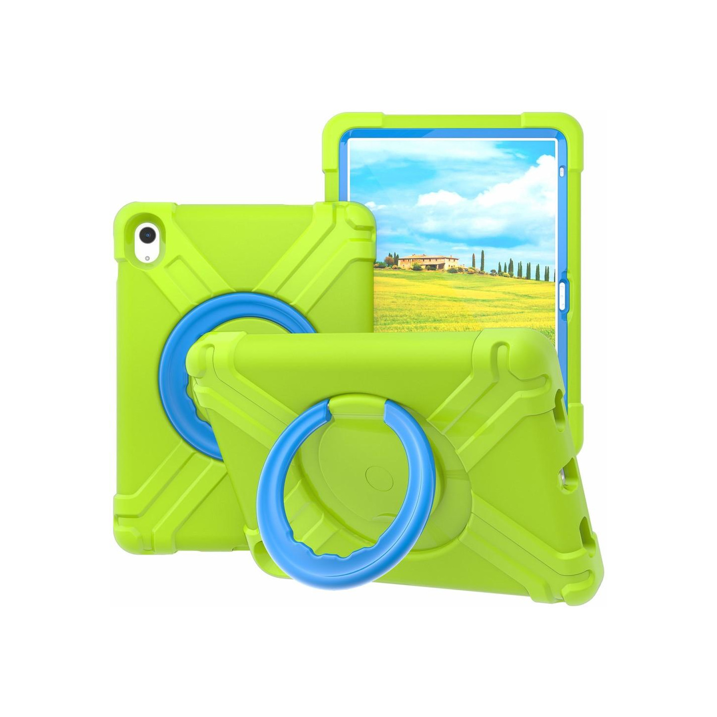 Til iPad 10.9 (2022) 360 - graders rotationsstativ - tabletcover Anti - faldbeskyttelse