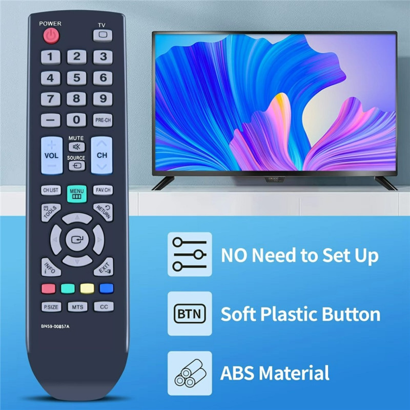 TV fjernbetjening Erstatning for BN59-00857A Til Samsung TV