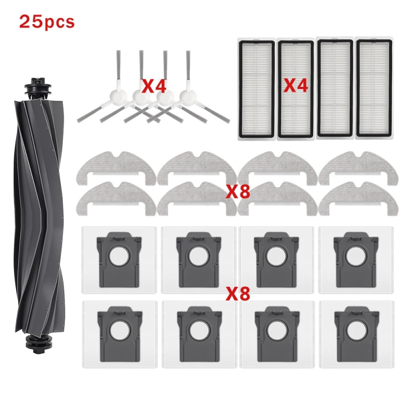 Vedlikeholdssett/tilbehør til Dreame D10 Plus Gen 2 RLD32GD robotstøvsuger