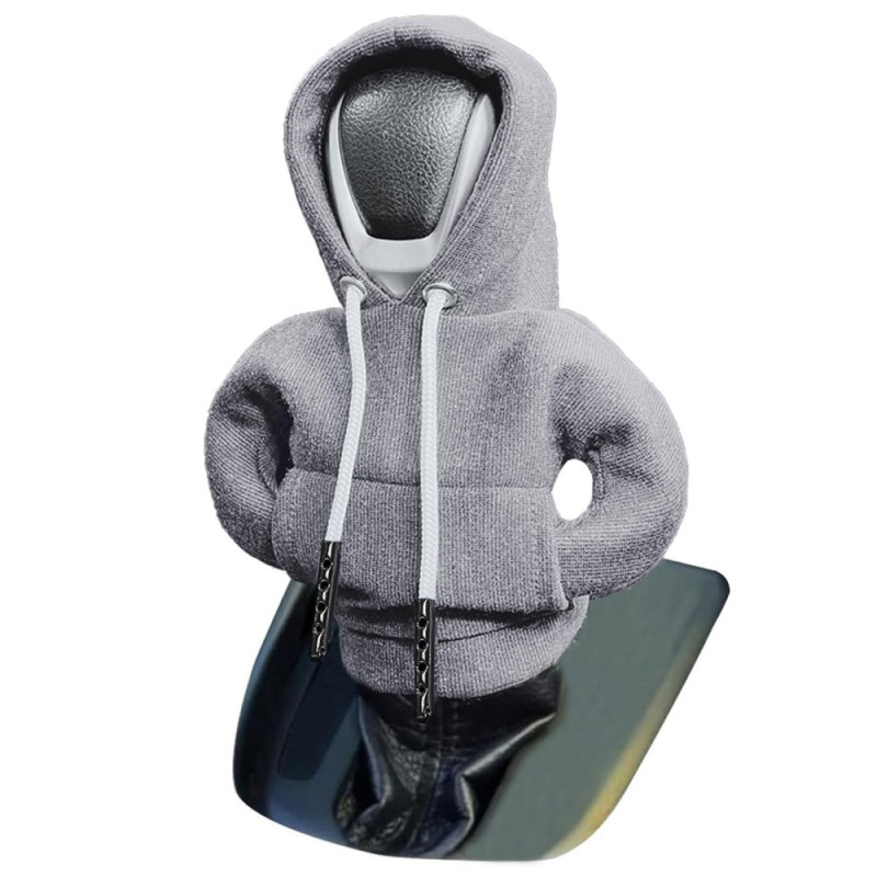 Car Hoodie Protection Design Decoration Gear Shifter - Grey