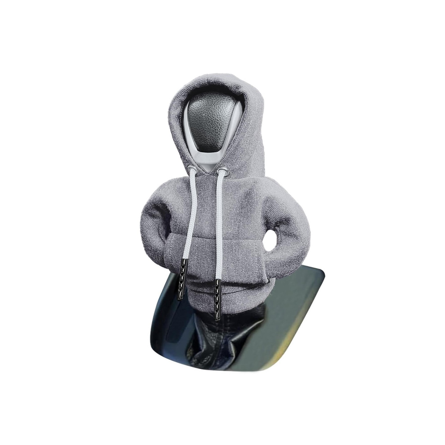 Car Hoodie Protection Design Decoration Gear Shifter - Grey
