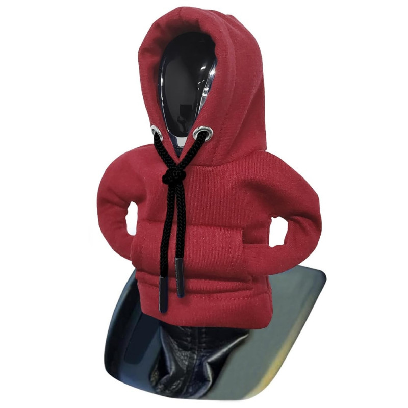 Car Hoodie Protection Design Decoration Gear Shifter - Red