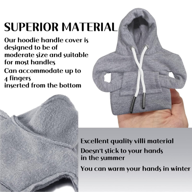 Car Hoodie Protection Design Decoration Gear Shifter - Grey