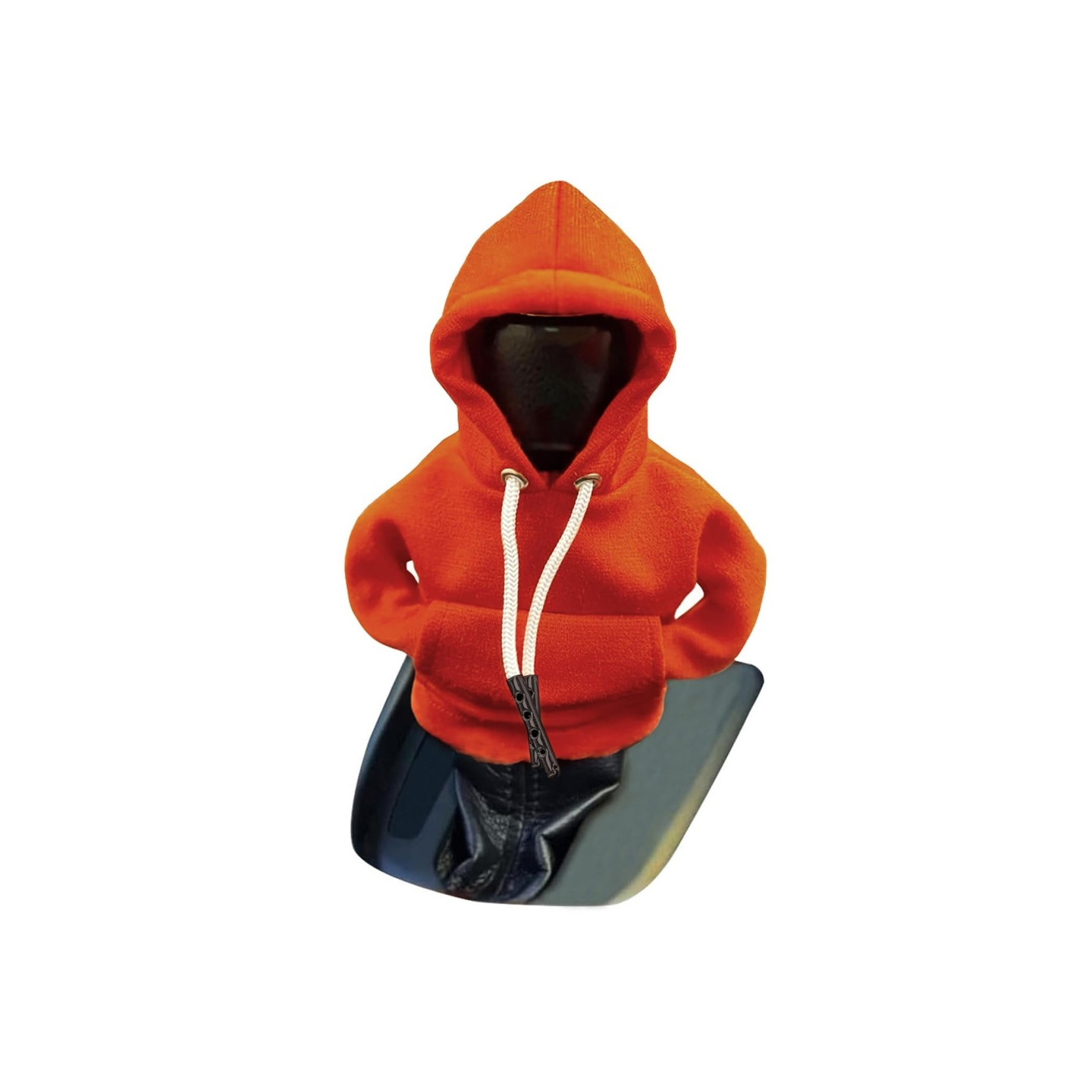 Car Hoodie Protection Design Decoration Gear Shifter - Orange