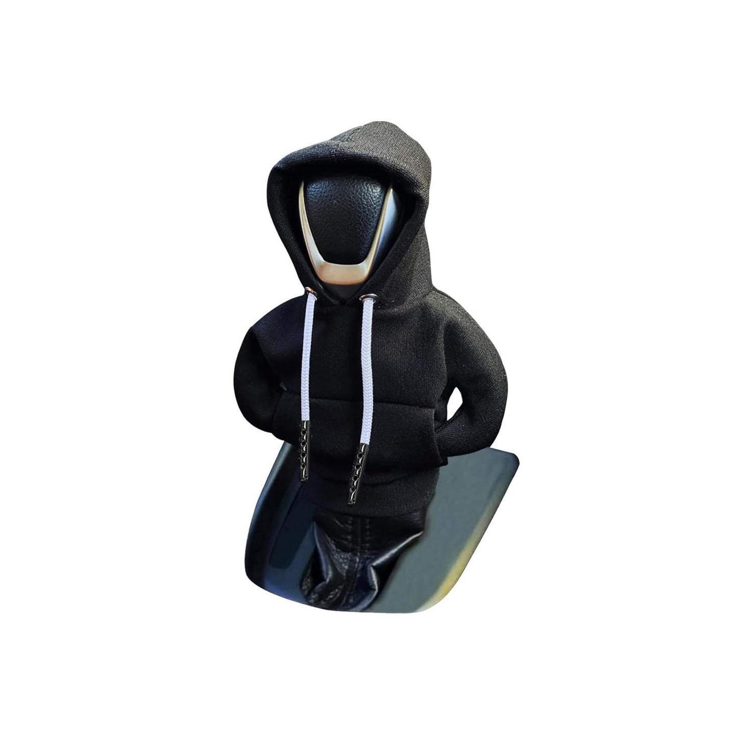 Car Hoodie Protection Design Decoration Gear Shifter - Black