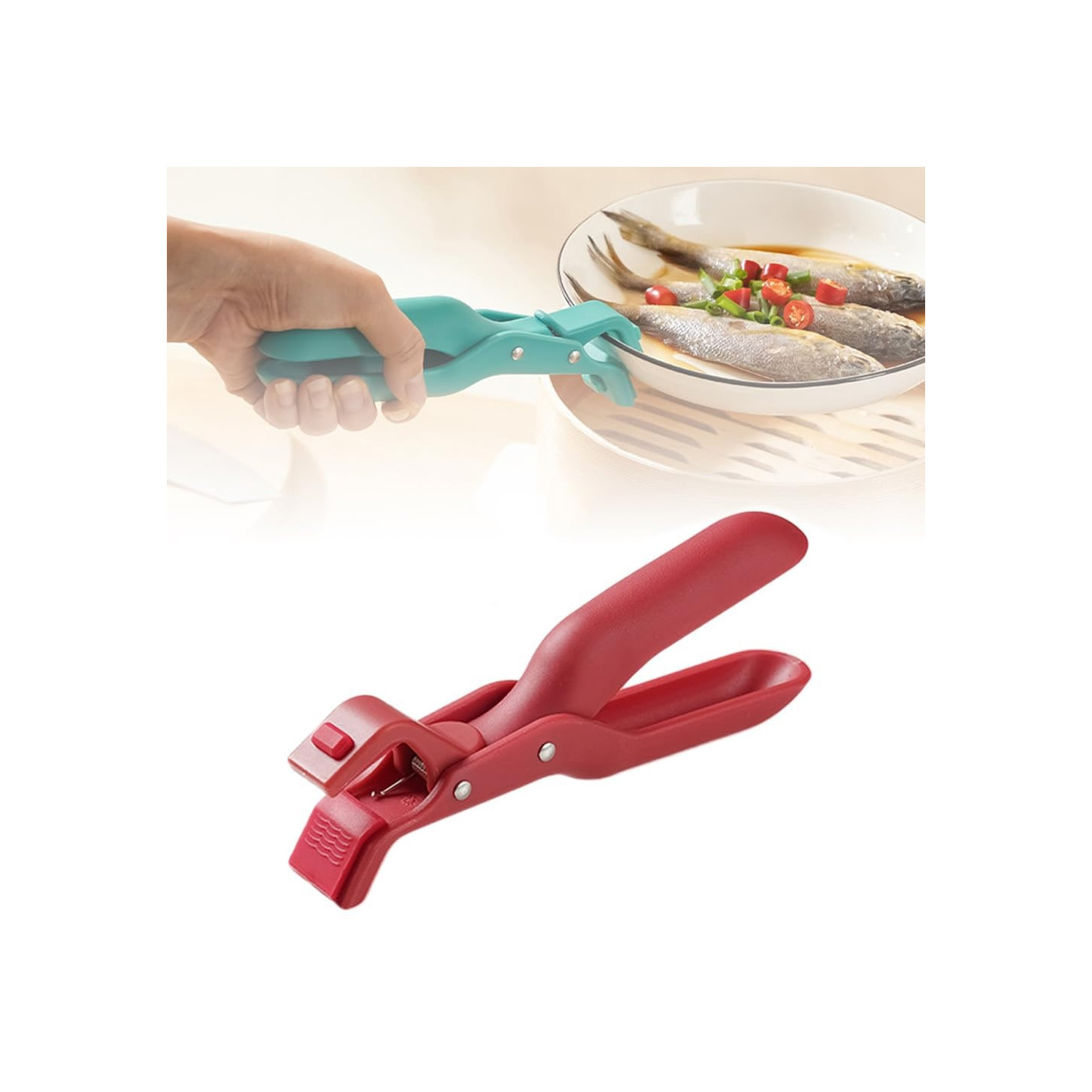 Kitchen Multi - function Anti - scalding holder bowl pots plates