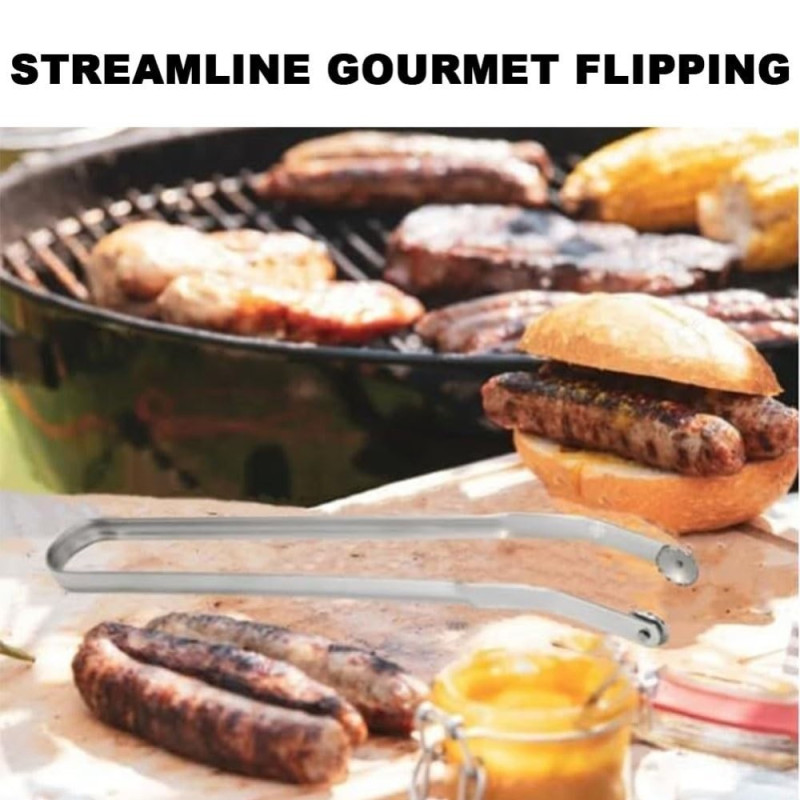 BBQ Tongs Stainless Steel Grill Grill Clamp