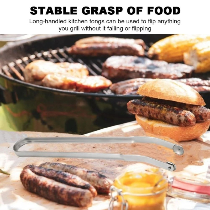 BBQ Tongs Stainless Steel Grill Grill Clamp