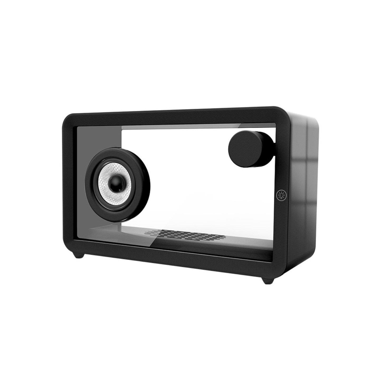 M8 Transparent Bluetooth Speaker with RGB Light HiFi Sound Bass Subwoofer