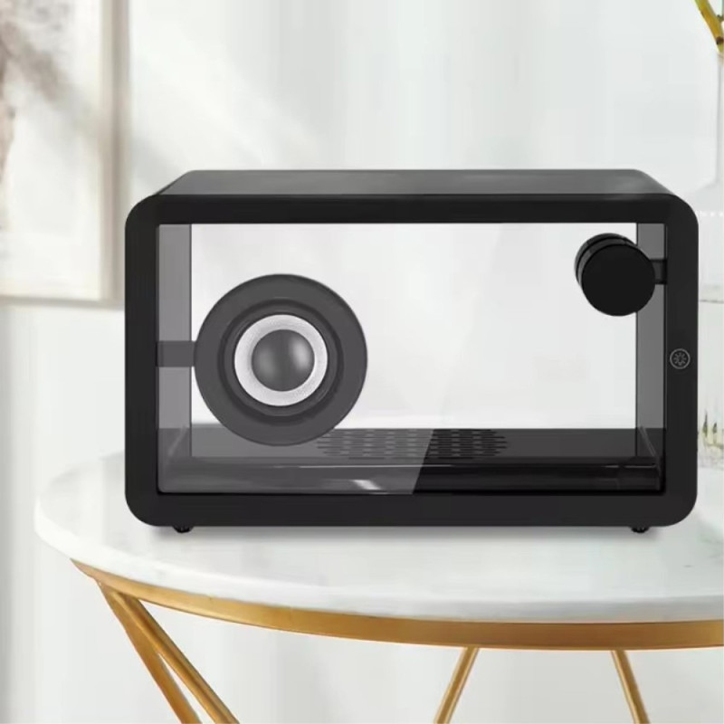 M8 gjennomsiktig Bluetooth - høyttaler med RGB lys HiFi lyd Bass Subwoofer