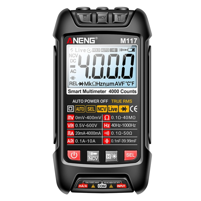 Multimeter Auto - Ranging Digital Tester Intelligent Multi Tester