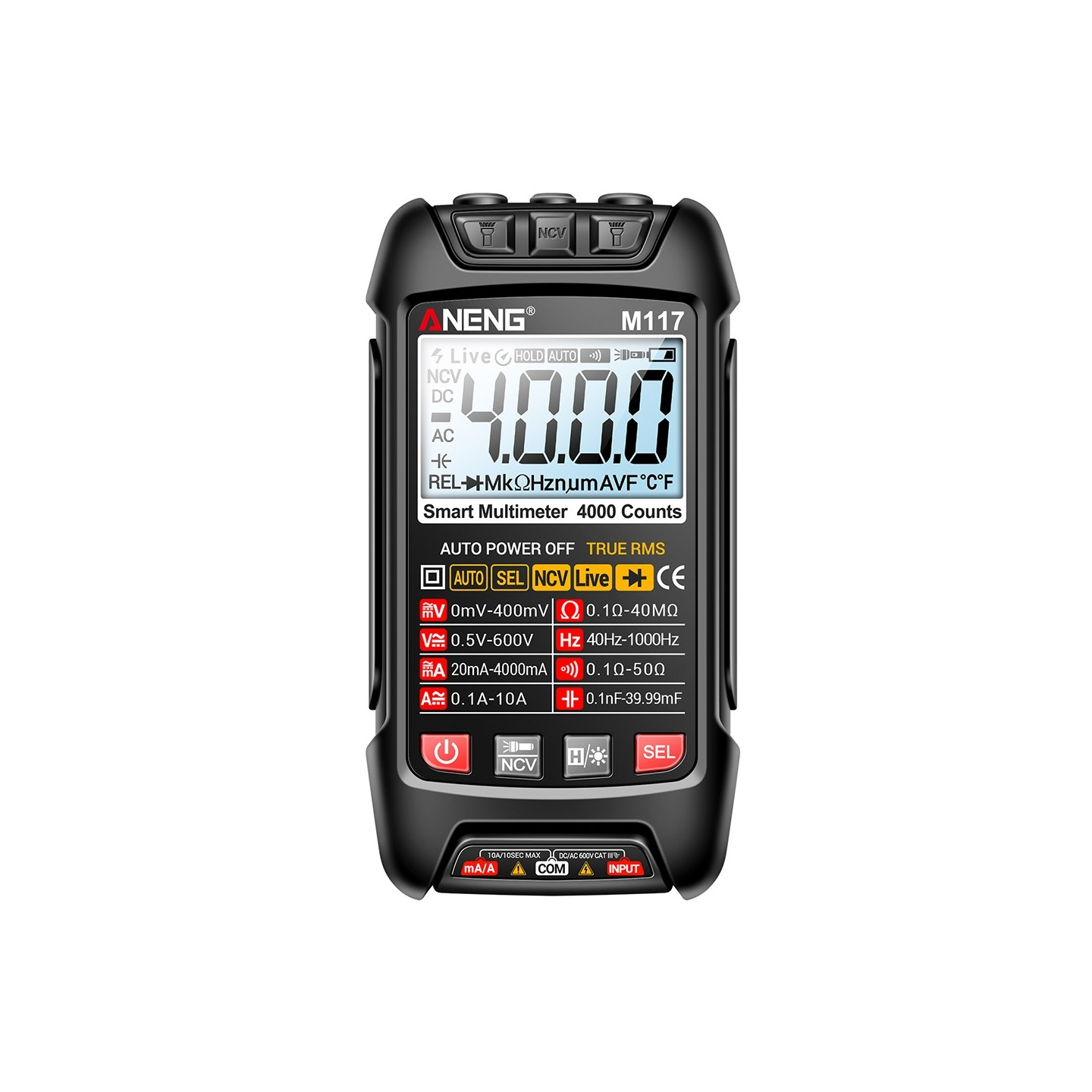 Multimeter Auto - Ranging Digital Tester Intelligent Multi Tester