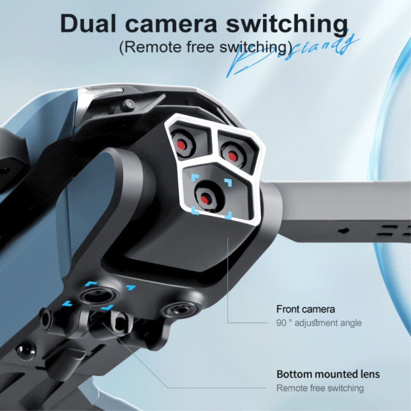 LU600 RC Drone med HD - kamera dobbelt batterier Fire - sidet forhindring undgåelse