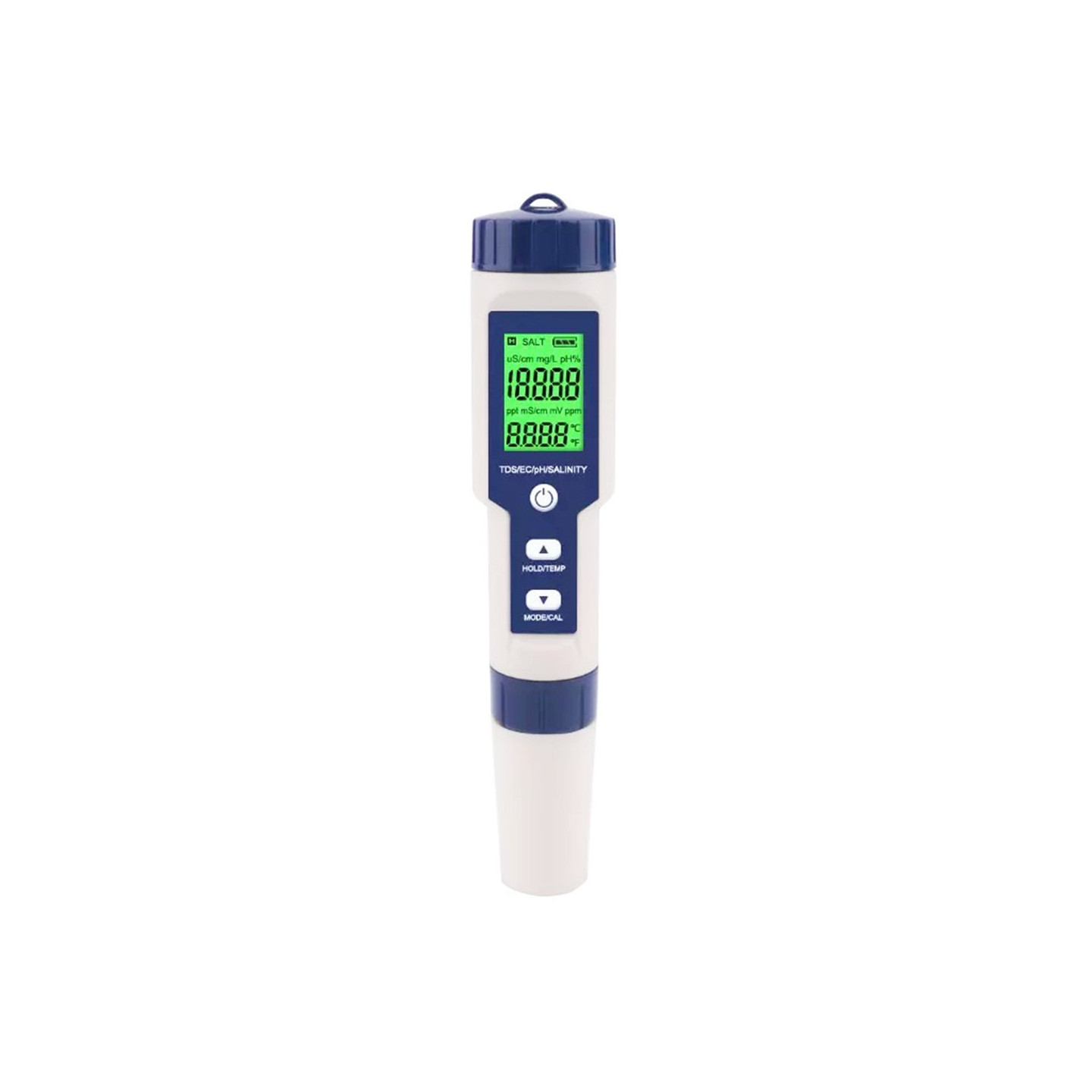 5 - in - 1 test for water quality EC Ph TDS Temperature Salinity