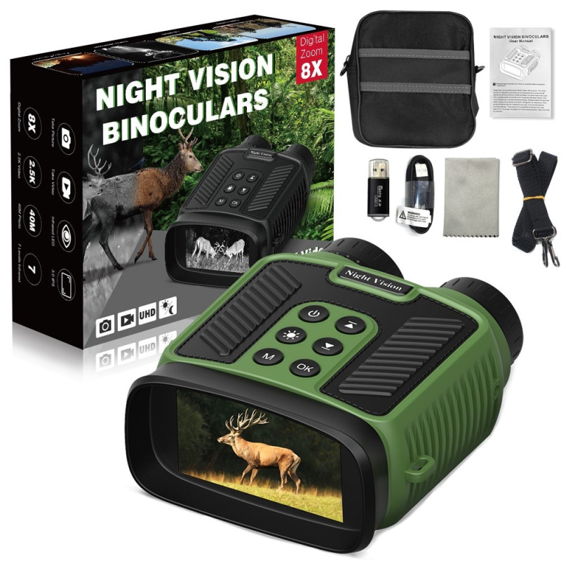 HD Video Binoculars Night Vision Goggles Hunting Camera