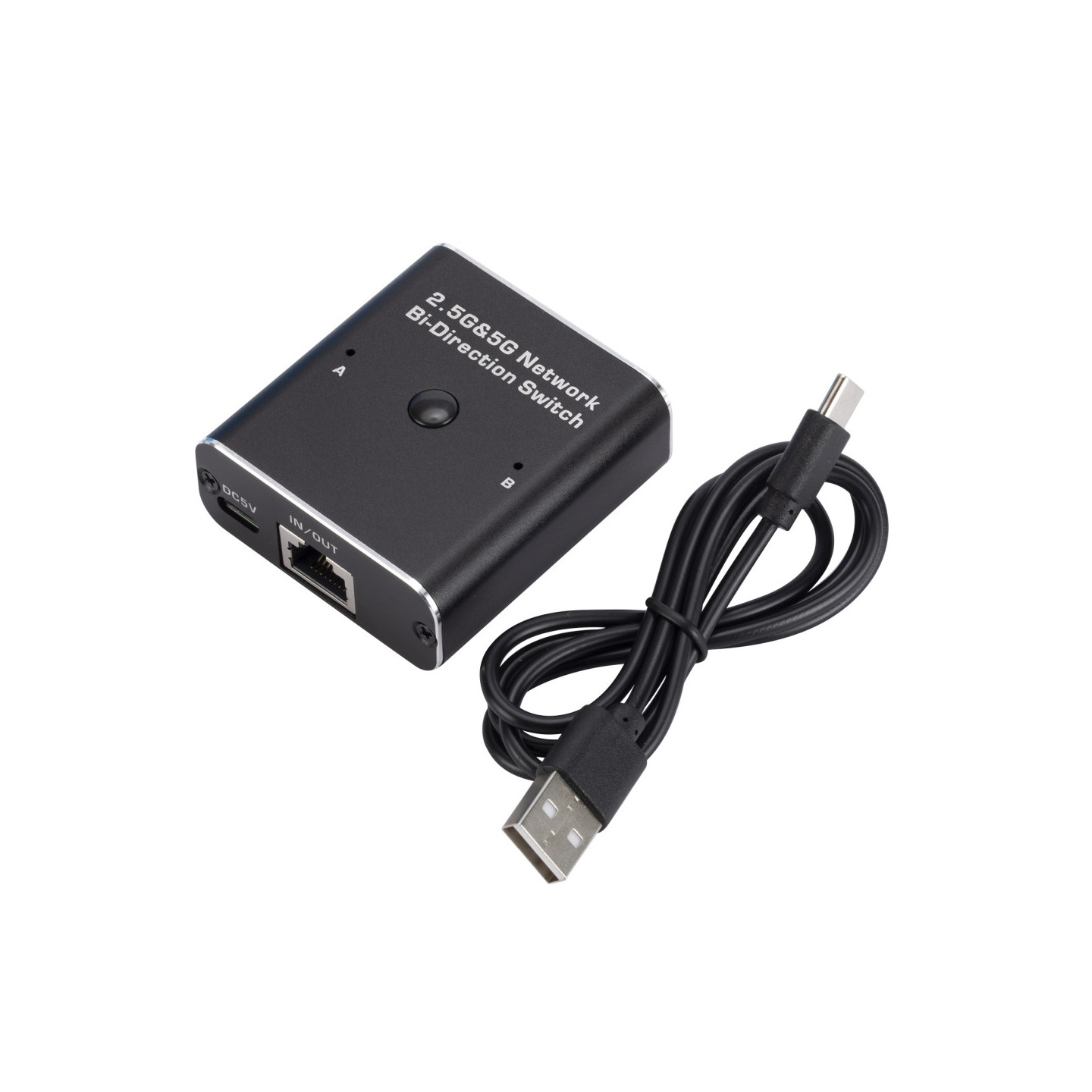 W7 2.4G + 5G RJ45 Ethernet - sovitin Verkkokytkin USB - C