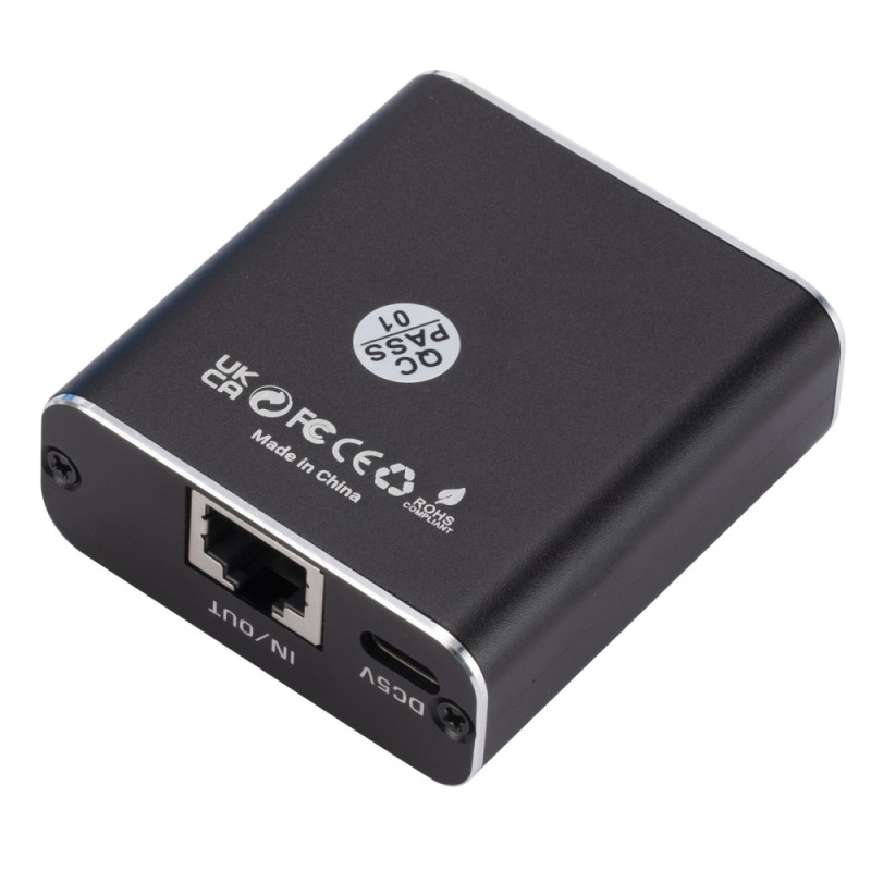 W7 2.4G+ 5G RJ45 Ethernet - adapter Nettverksbryter USB - C