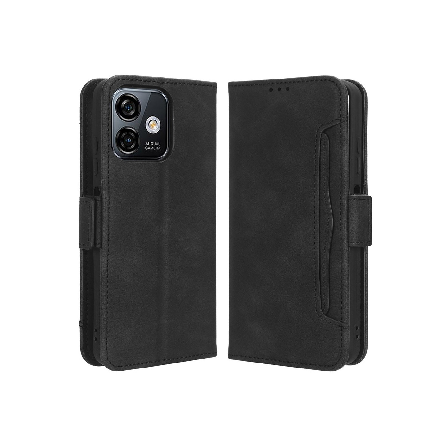 Ulefone Note 16 Pro useiden korttipaikkojen lompakkokotelon suoja