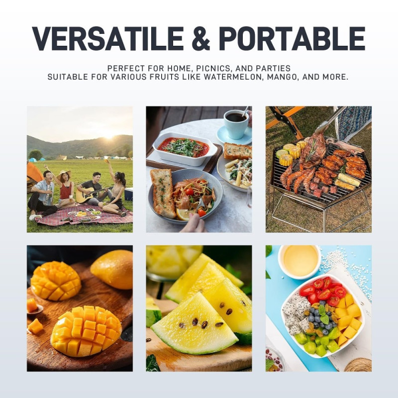 Vannmelon Vannmelonkutter Fruktgaffel Kjøkkenverktøy