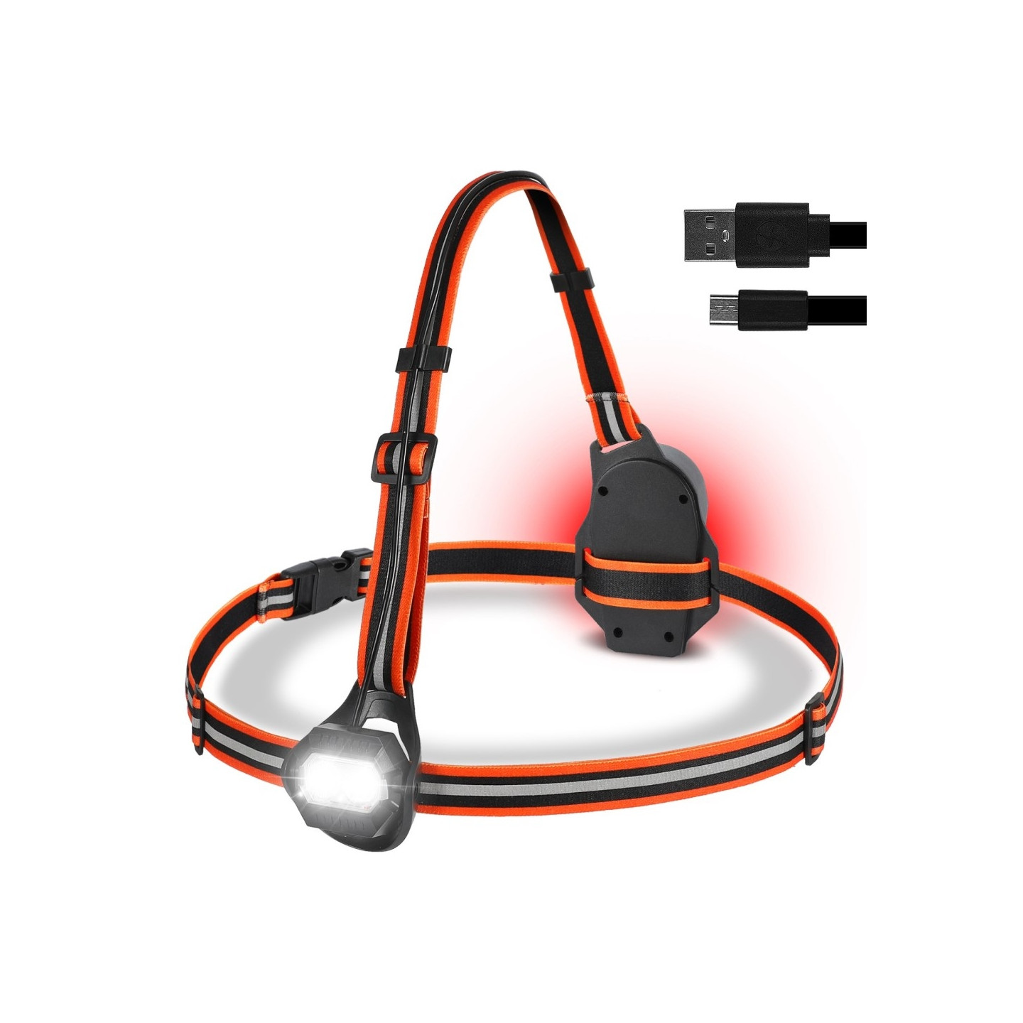 Outdoor Sports LED Light Waterproof Night Running Cycling Warning