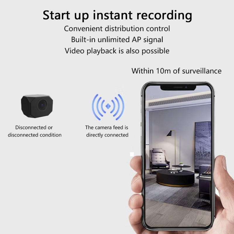 Hjemmesikkerhetsovervåking Mini sanntid WiFi - kamera