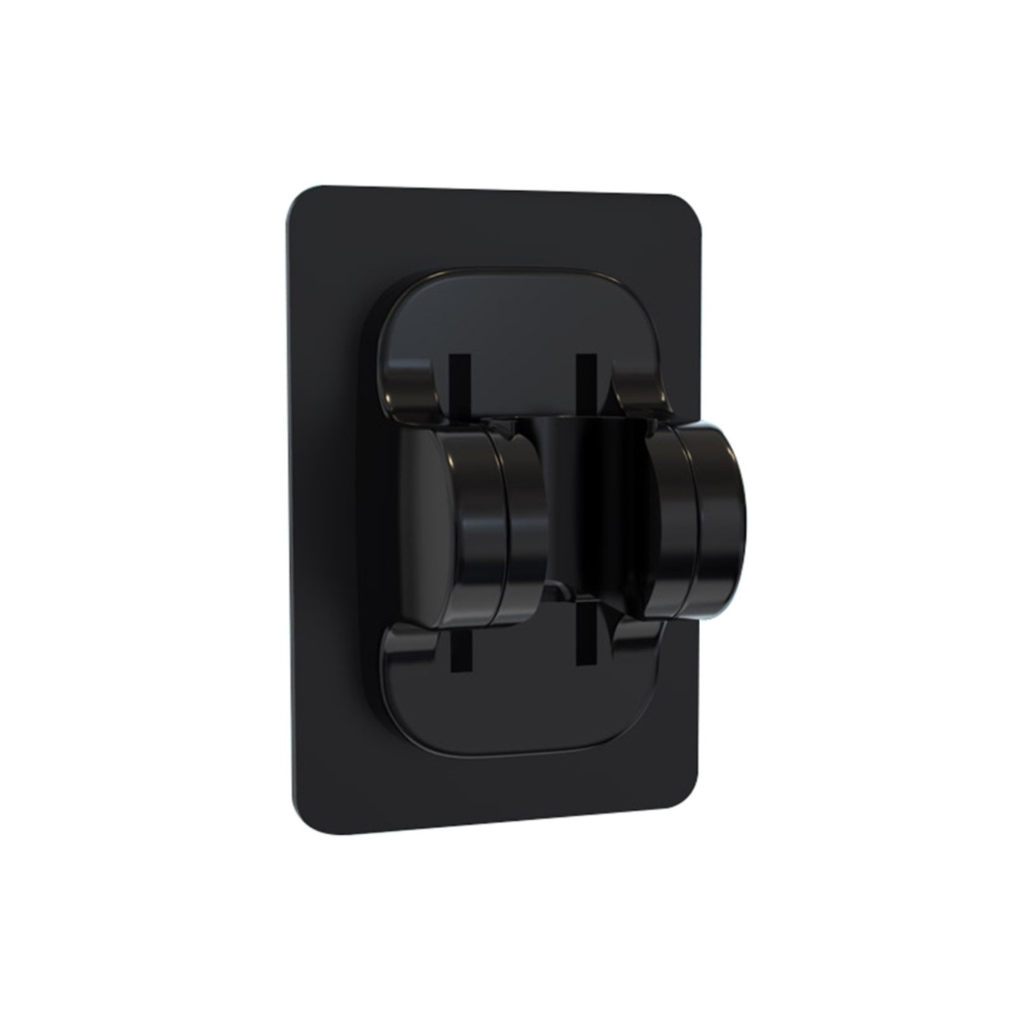 Brakett Dusjhodeholder Selvklebende Baderomsdusjhodebrakett - Svart