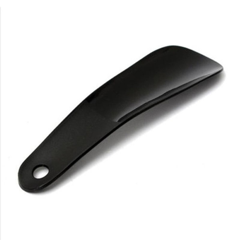 3 pcs Shoe Horn Small Plastic 16x4.5cm - Black