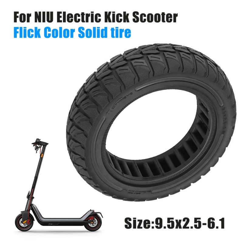 Dekk Niu Scooter 9.5* 2.5 - 6.1 Gummi Dekk Honeycomb