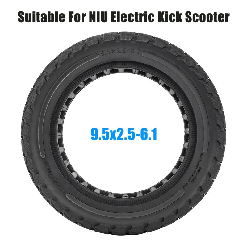Til Niu Elektrisk Scooter 9,5*2,5 - 6,1 Gummidæk