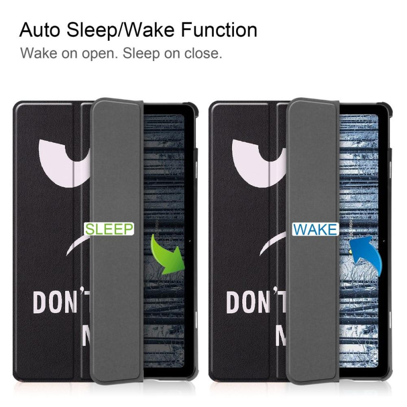 Nokia T21 Trifold Stand Sleep Wake Tabletcover - etui - Rør ikke ved mig